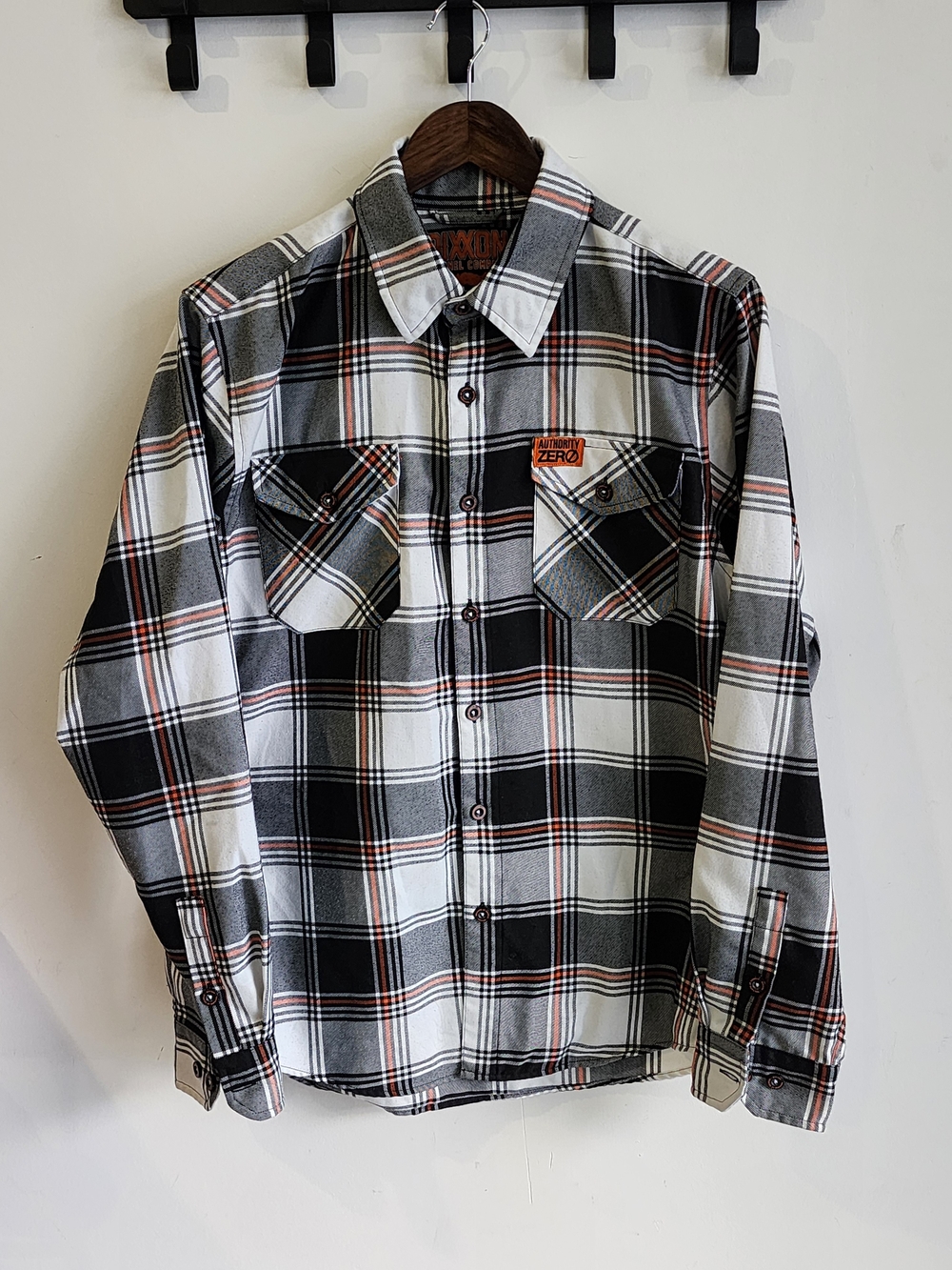 Dixxon Flannel Men's Black & White Plaid Button-Up Shirt